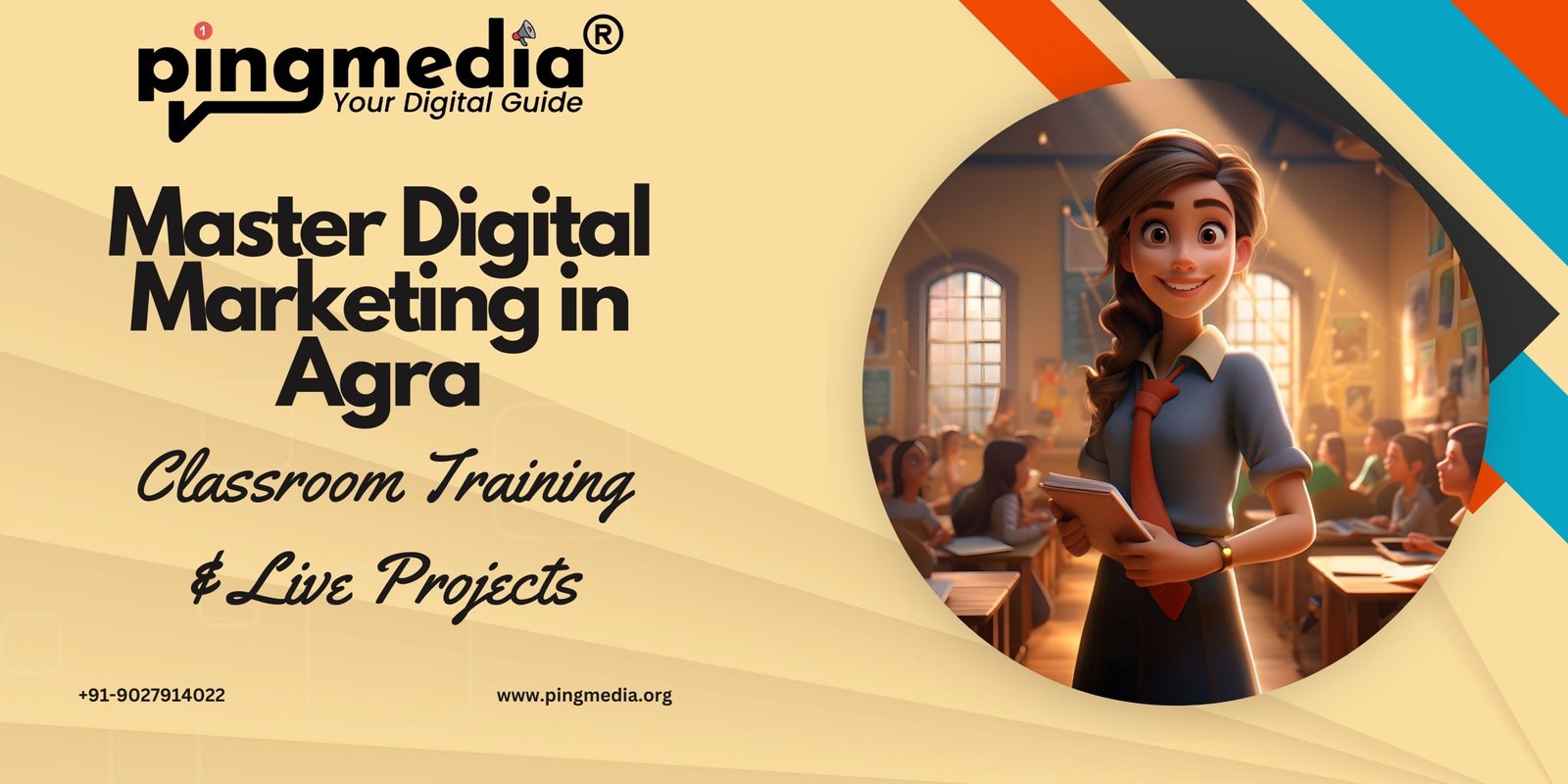 Read more about the article Master Digital Marketing in Agra with Classroom Training & Live Projects
