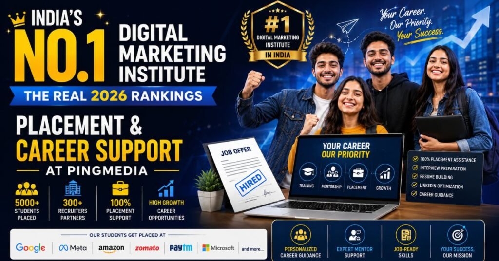 India’s No.1 Digital Marketing Institute: The Real 2026 Rankings