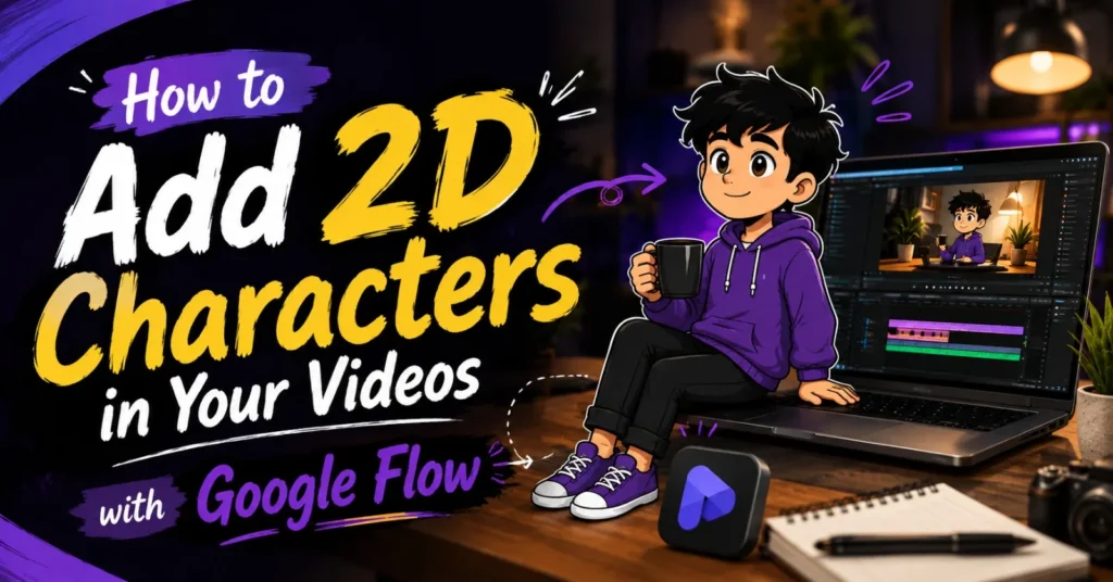 How to Add 2d Charactersin your video