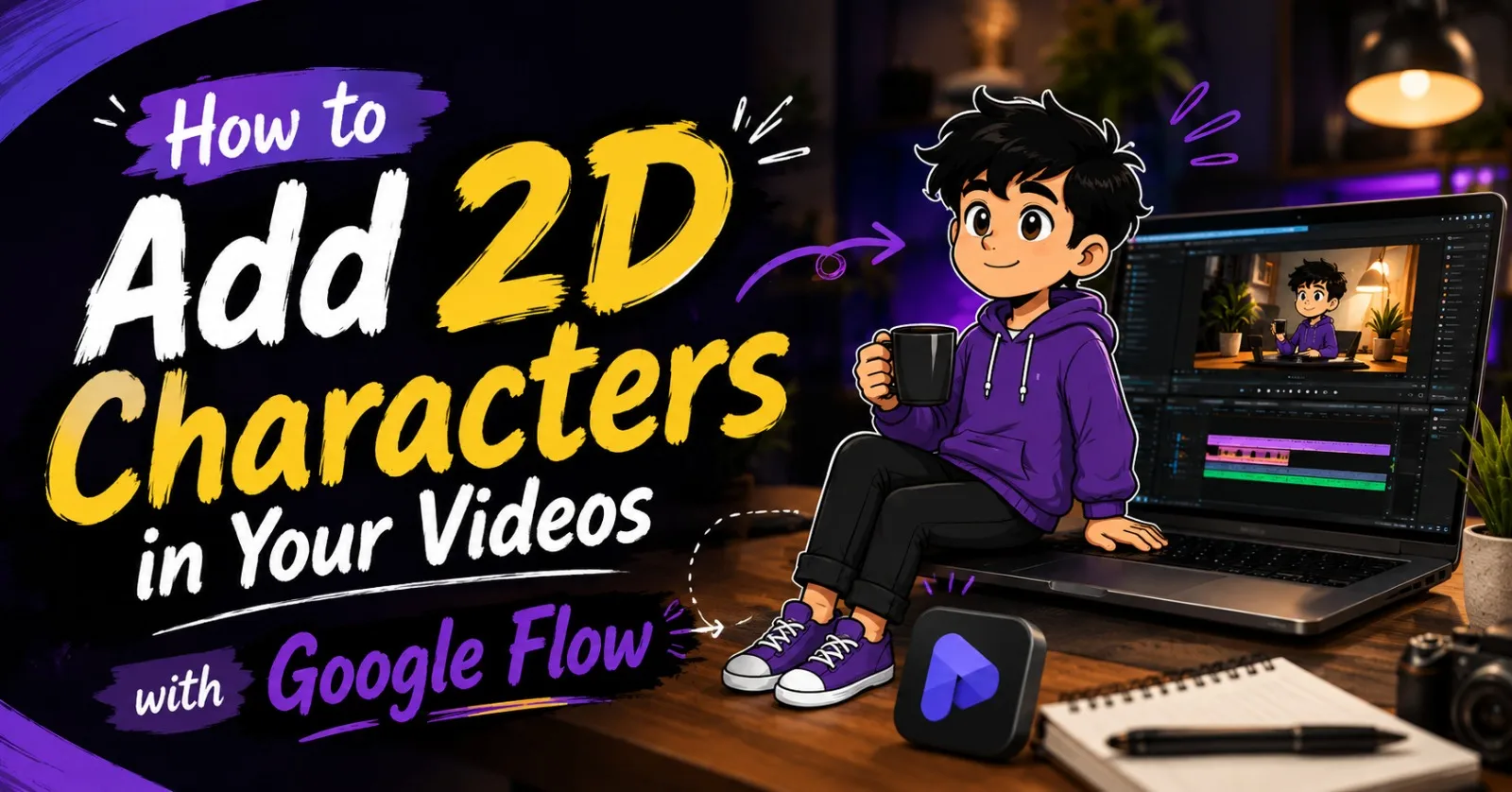 Read more about the article How to Add 2d Charactersin your video